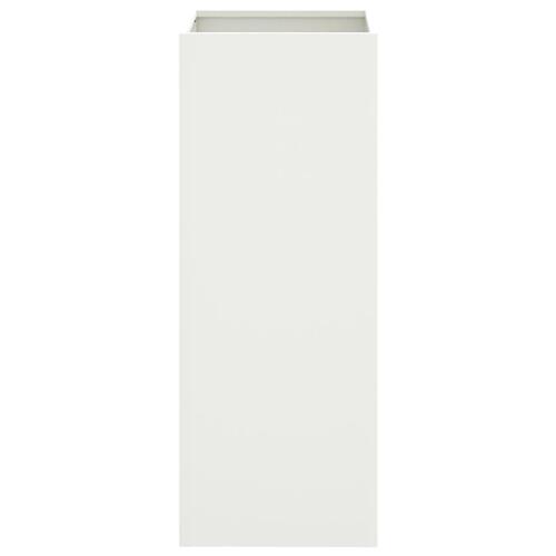 Plantekasse 32x29x75 cm stål hvid
