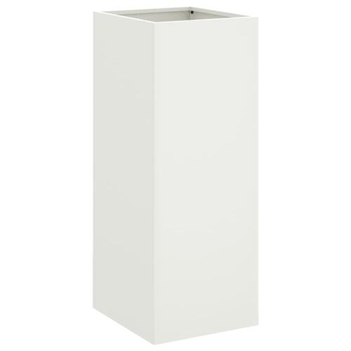 Plantekasse 32x29x75 cm stål hvid