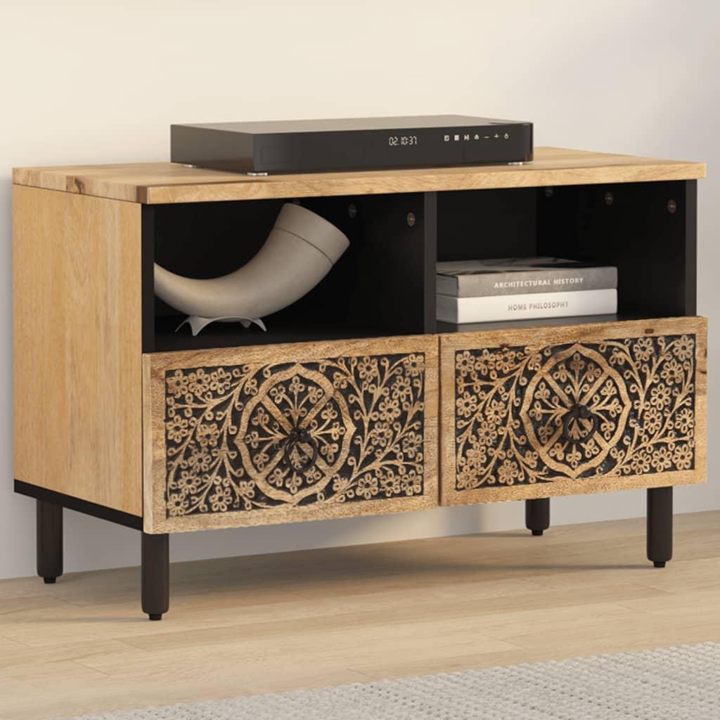 Tv-bord 70x33x46 cm massivt mangotræ