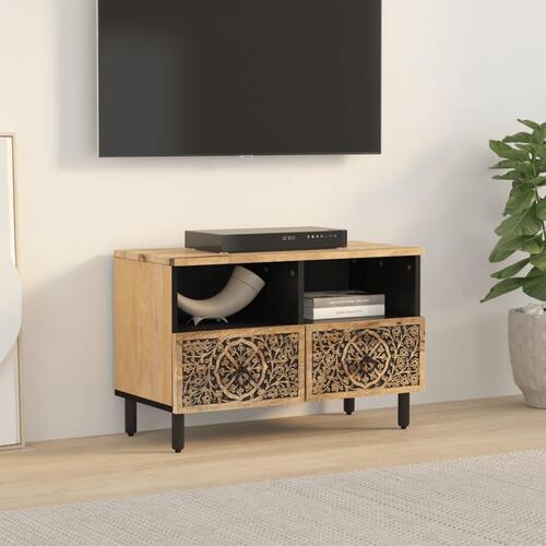 Tv-bord 70x33x46 cm massivt mangotræ