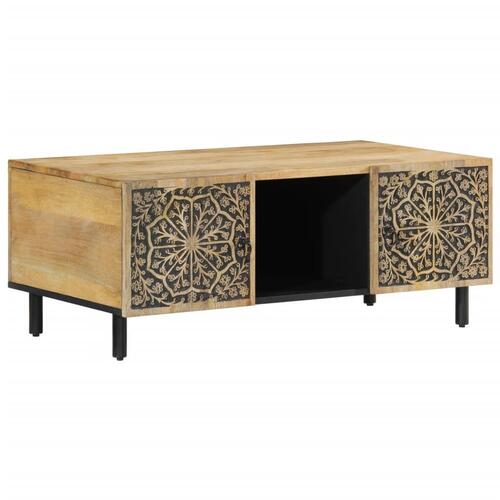 Sofabord 100x54x40 cm massivt mangotræ