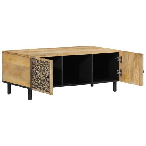 Sofabord 100x54x40 cm massivt mangotræ