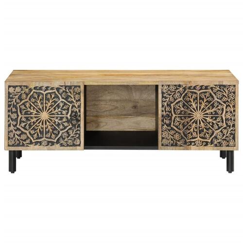 Sofabord 100x54x40 cm massivt mangotræ