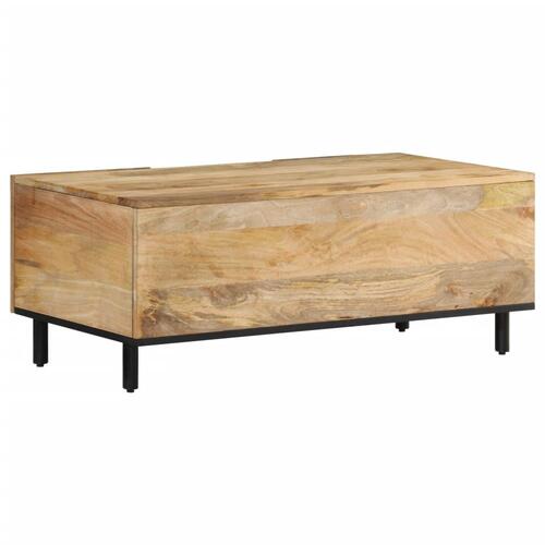 Sofabord 100x54x40 cm massivt mangotræ