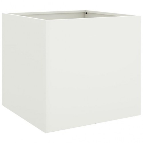 Plantekasser 2 stk. 42 x 40 x 39 cm - hvid