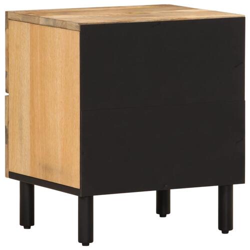 Sengeborde 2 stk. 40x33x46 cm massivt mangotræ