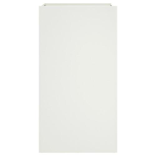 Plantekasse 42x38x75 cm koldvalset stål hvid
