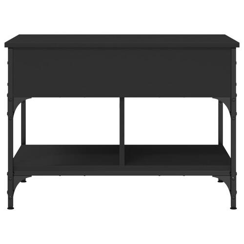 Sofabord 70x50x50 cm konstrueret træ sort