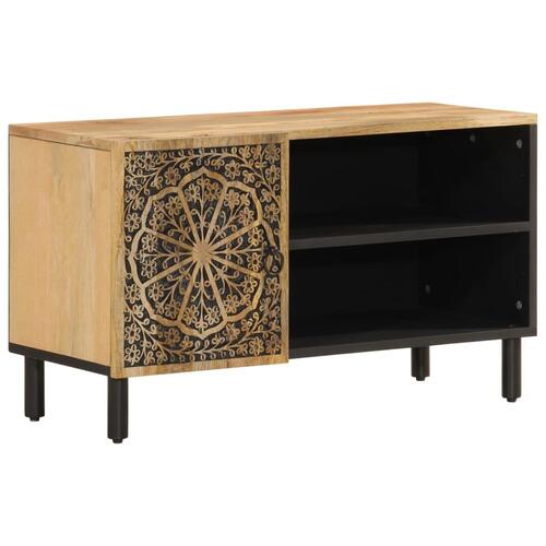 Tv-bord 80x31x46 cm massivt mangotræ