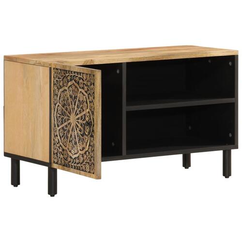 Tv-bord 80x31x46 cm massivt mangotræ