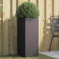 Plantekasse 32x29x75 cm koldvalset stål sort