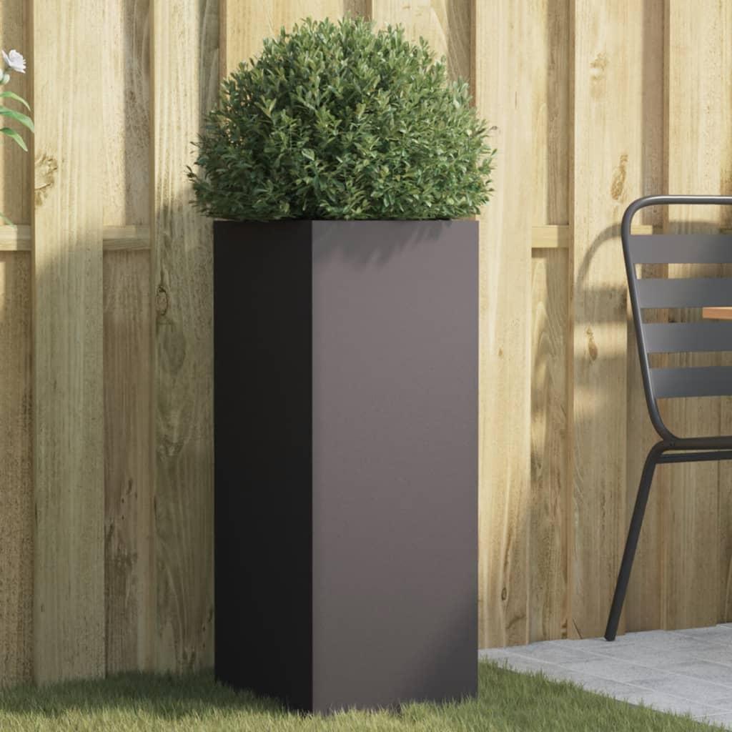 Plantekasse 32x29x75 cm stål sort