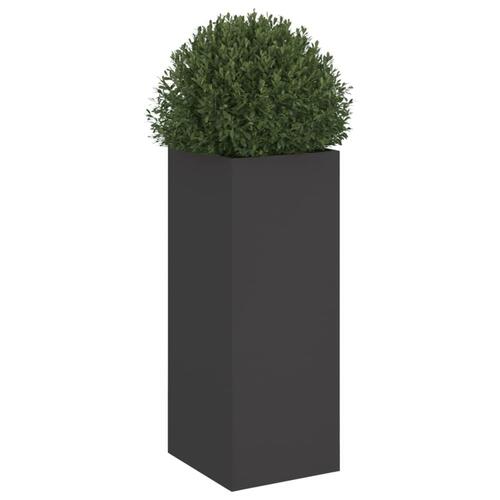 Plantekasse 32x29x75 cm stål sort