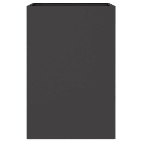 Plantekasse 52x48x75 cm koldvalset stål sort