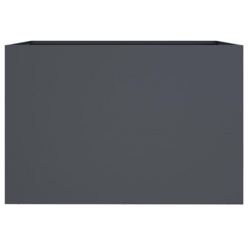 Plantekasse i stål 62 x 40 x 39 cm - antracitgrå