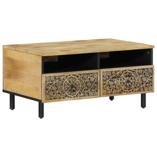 Sofabord 80x54x40 cm massivt mangotræ