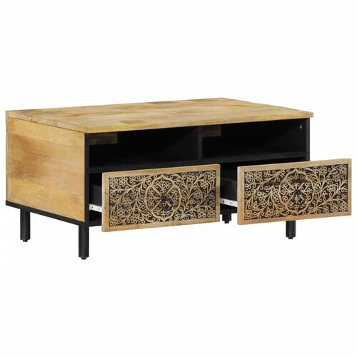 Sofabord 80x54x40 cm massivt mangotræ