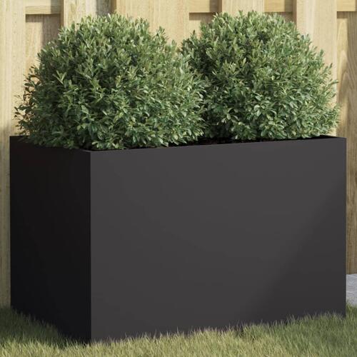 Plantekasse 62x40x39 cm koldvalset stål sort