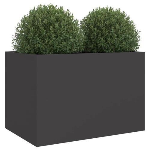 Plantekasse 62x40x39 cm koldvalset stål sort