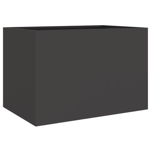 Plantekasse 62x40x39 cm koldvalset stål sort