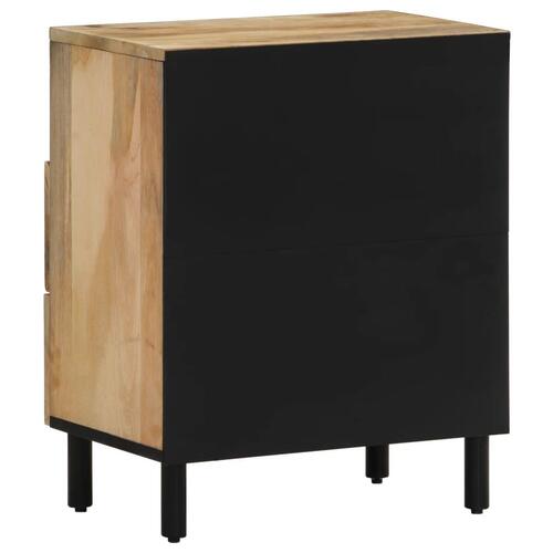 Sengebord 50x33x60 cm massivt mangotræ