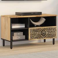 Tv-bord 80x33x46 cm massivt mangotræ