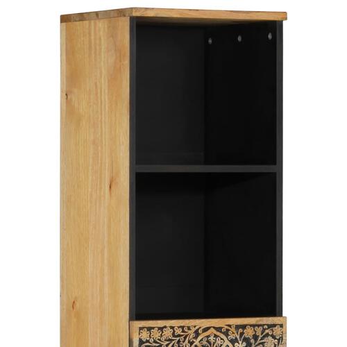 Badeværelsesskab 38x33x160 cm massivt mangotræ