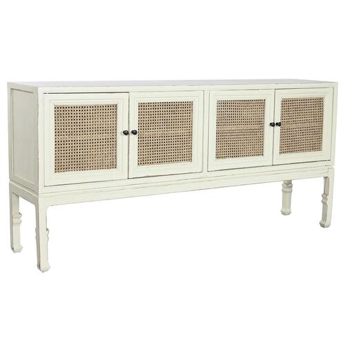 Skænk Home ESPRIT Hvid Natur 180 x 40 x 85 cm
