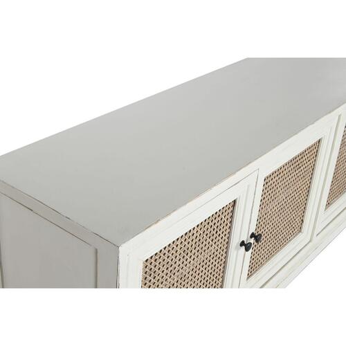 Skænk Home ESPRIT Hvid Natur 180 x 40 x 85 cm