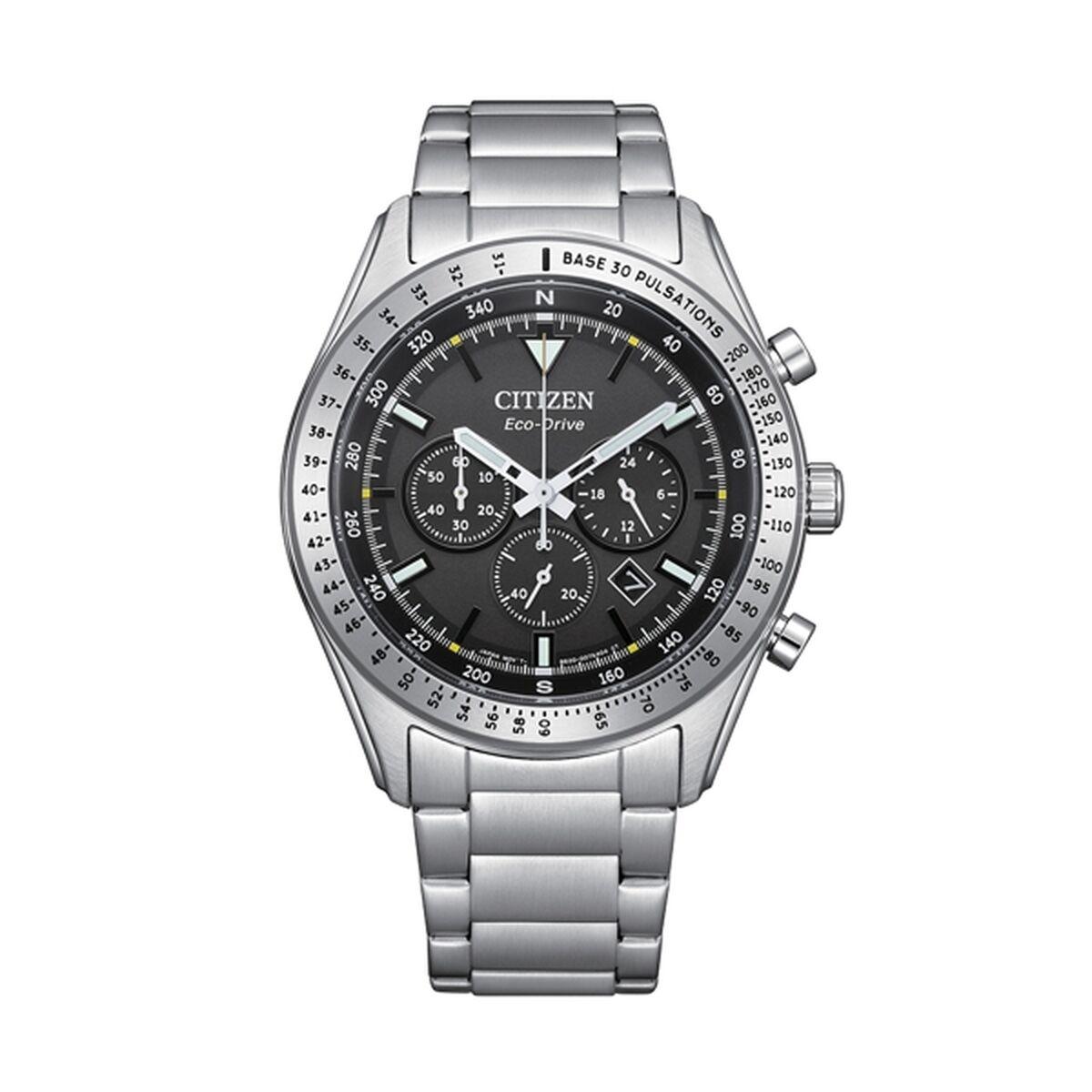 Citizen herreur CA4600-89E - Sort/Sølv, 43 mm, solar