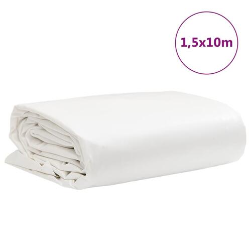 Presenning 1,5x10 m 650 g/m² hvid