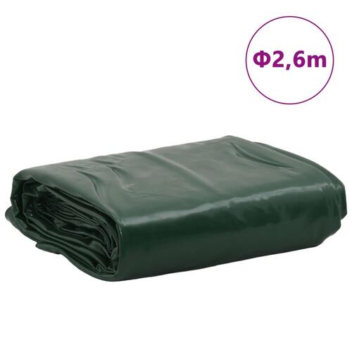 Presenning Ø 2,6 m 650 g/m² grøn