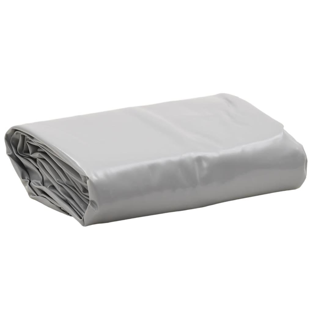 Presenning 1,5x2 m 650 g/m² grå billede