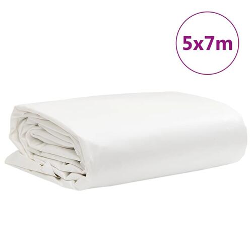 Presenning 5x7 m 650 g/m² hvid