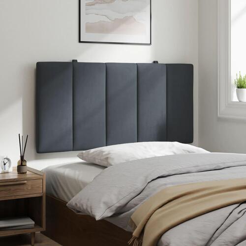 Gavlpude 100 cm velour mørkegrå