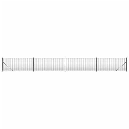Trådhegn med flange 1x10 m antracitgrå