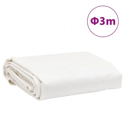 Presenning Ø 3 m 650 g/m² blå