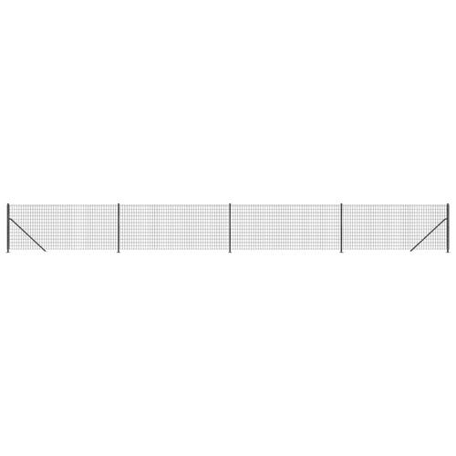 Trådhegn med flange 1,1x10 m antracitgrå