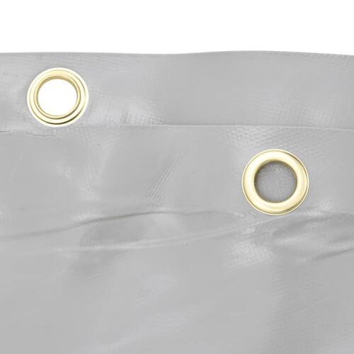 Presenning Ø 3 m 650 g/m² grå