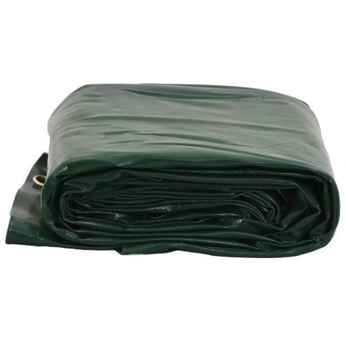 Kraftig presenning 5×7 m - 650 g/m², grøn