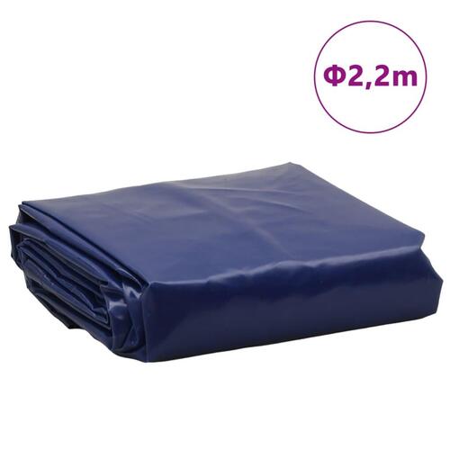Presenning Ø 2,2 m 650 g/m² blå