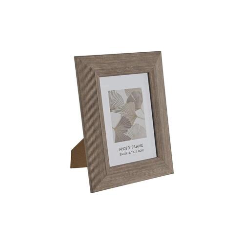 Fotoramme Home ESPRIT Natur Krystal polystyren 19 x 1,8 x 24 cm