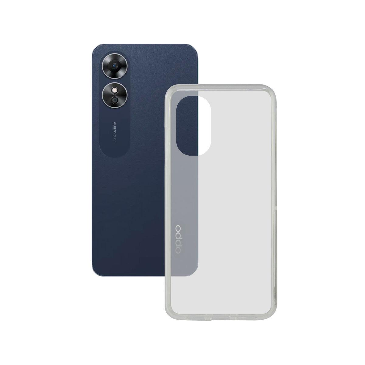 KSIX mobilcover til Oppo A17 - gennemsigtigt TPU-cover