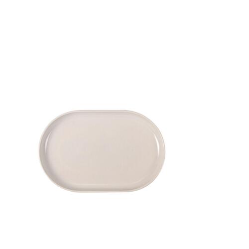 Snack bakke La Mediterránea Ivory Oval 20 x 13 x 2 cm (24 enheder)