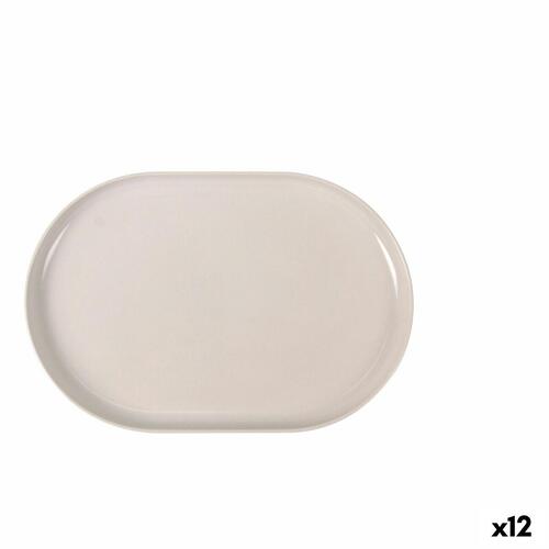 Snack bakke La Mediterránea Ivory Oval 30 x 20 x 2,5 cm (12 enheder)