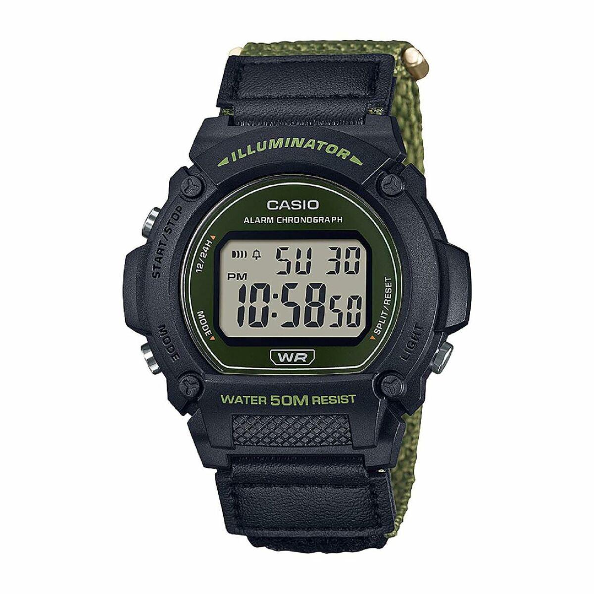 Casio herreur W-219HB-3AVEF - digital armbåndsur med nylonrem