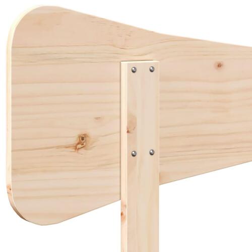 Sengegavl 120 cm massivt fyrretræ