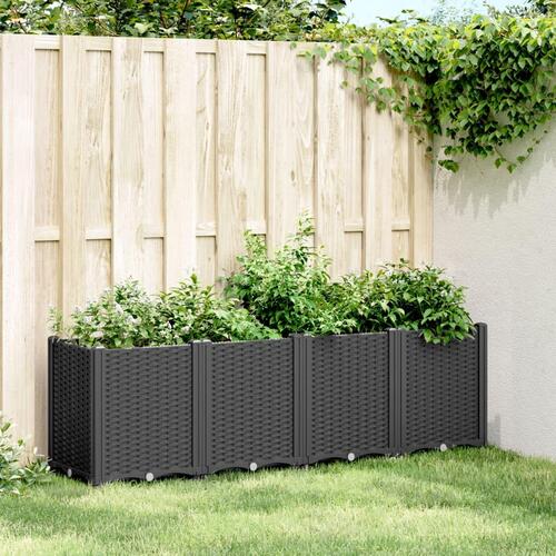 Plantekasse 160x40x53 cm PP sort