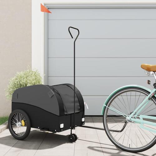 Cykelanhænger 45 kg jern sort