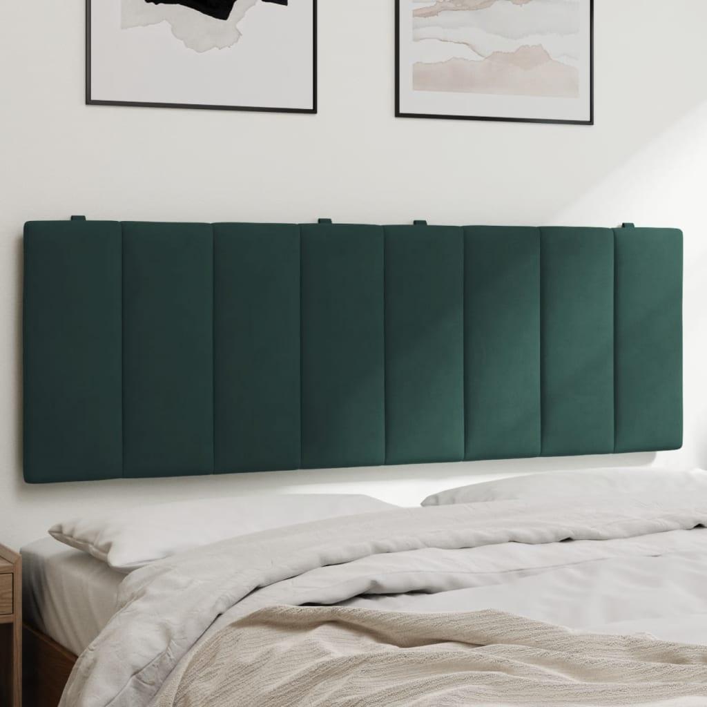 Gavlpude 120 cm velour mørkegrøn